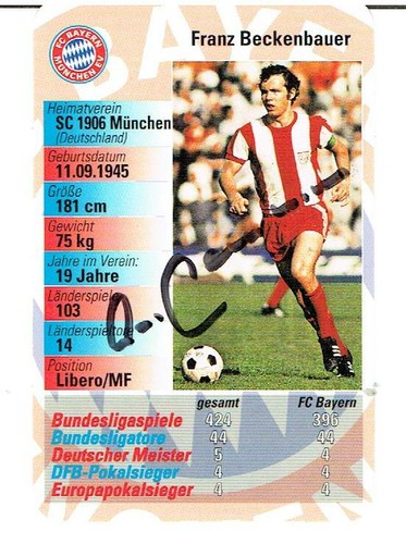 Franz beckenbauer original - beckenbauer,
