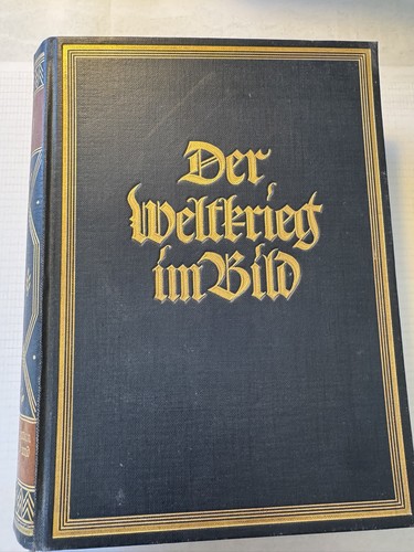 Historik book from wwi - book, "the